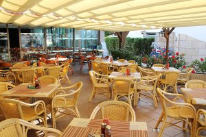 Bar & Restaurant of the Talayot Apartments, Cala'n Forcat, Menorca